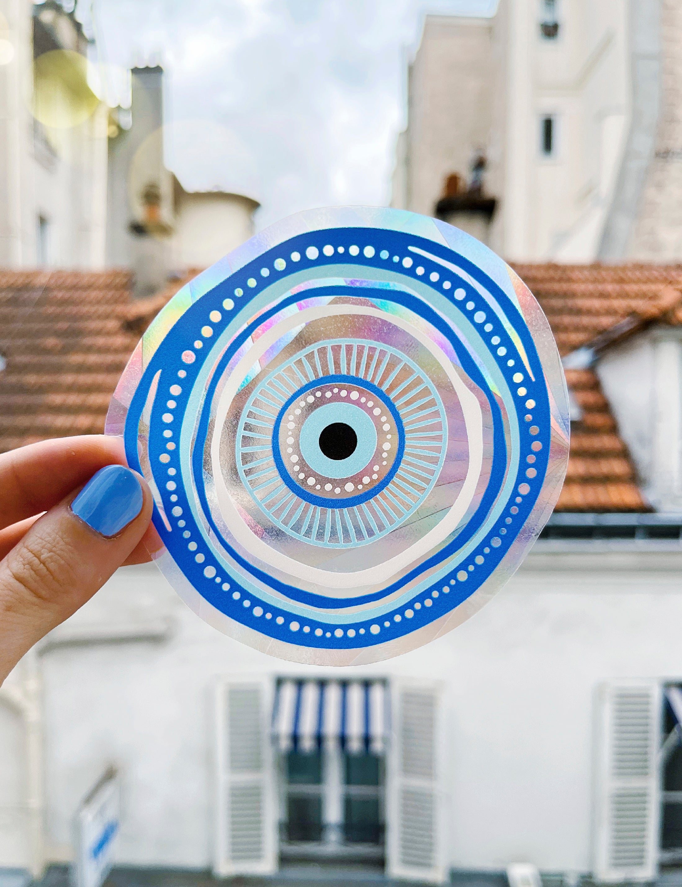 Evil eye Suncatcher Decal Joanna Behar