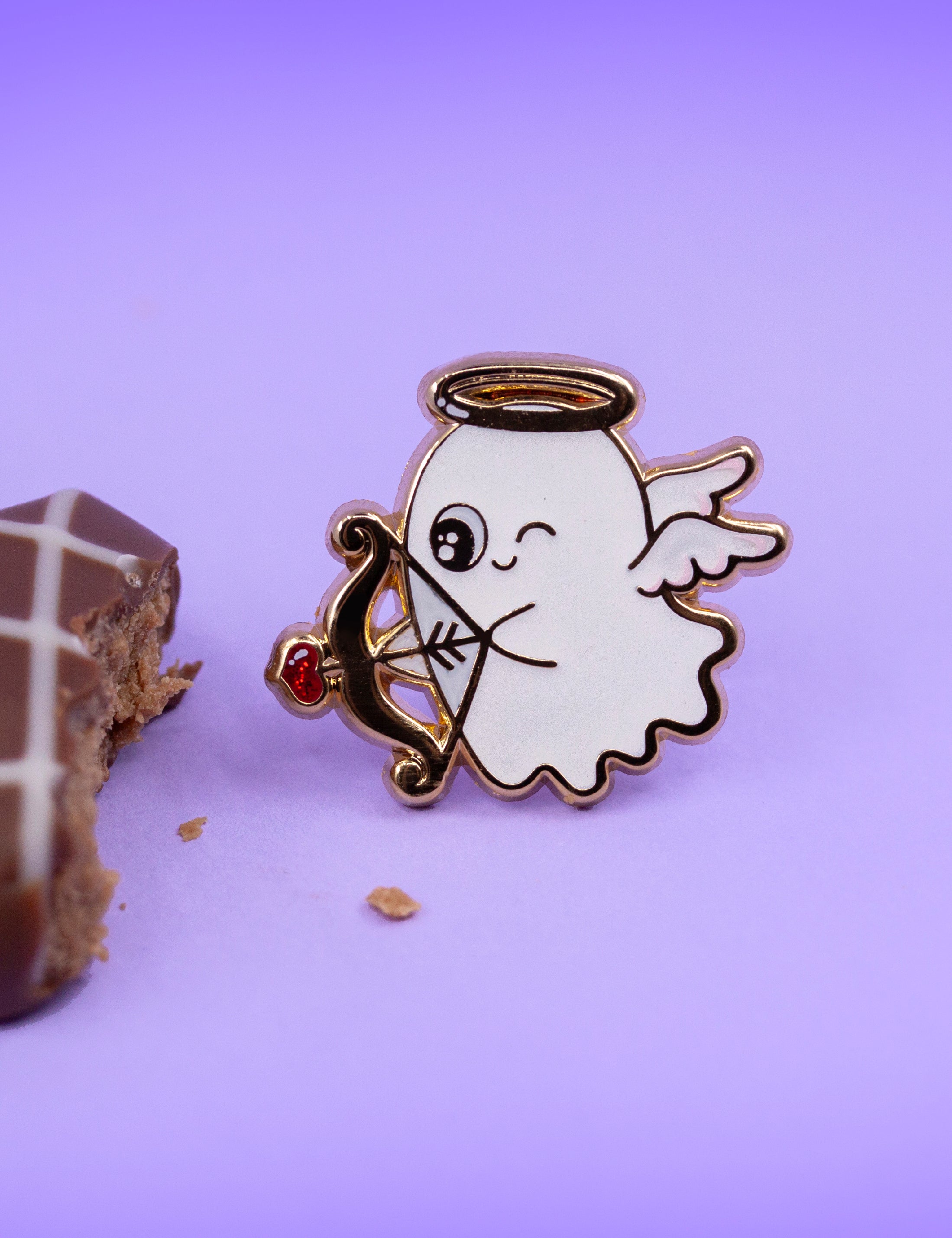 ✧ Valentine&#39;s ghost Pin ✧ Buy 1 get 1 FREE!