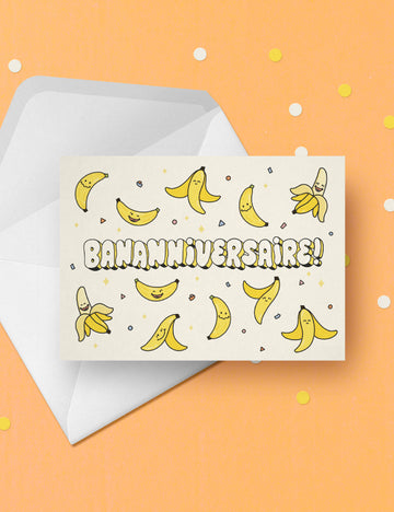 Bananniversaire card
