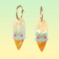 Ice cream earrings