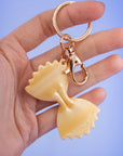 Ravioli pasta keychain