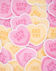 Anti Valentine heart STICKERS