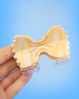 Farfalle bow tie pasta hair claw clip