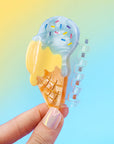 Ice cream dream Hair claw - Wide