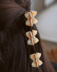 Farfalle pasta mini hair claw clip