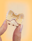 Farfalle pasta mini hair claw clip