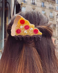 Pince à cheveux pour les amoureux de pizza