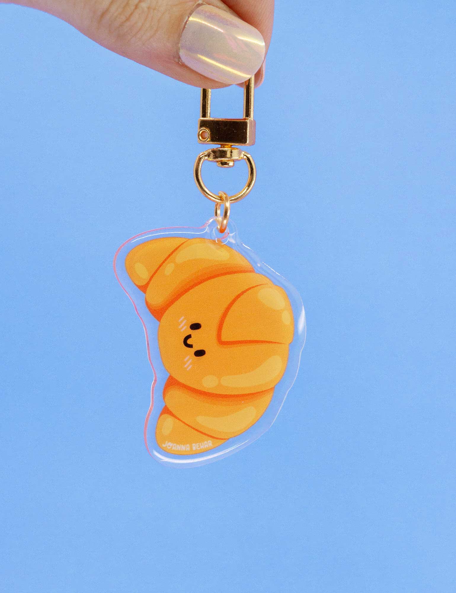 Croissant Acrylic keychain