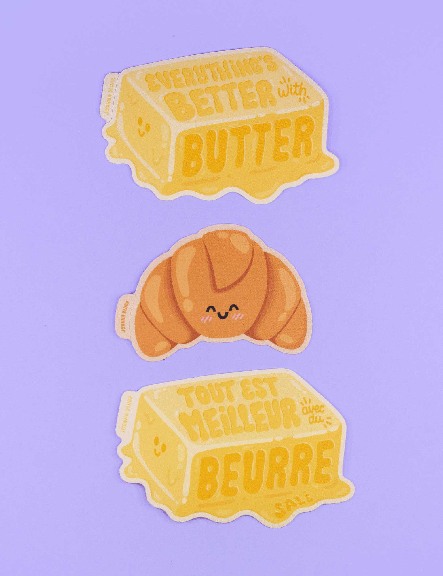 Everything is better with butter sticker