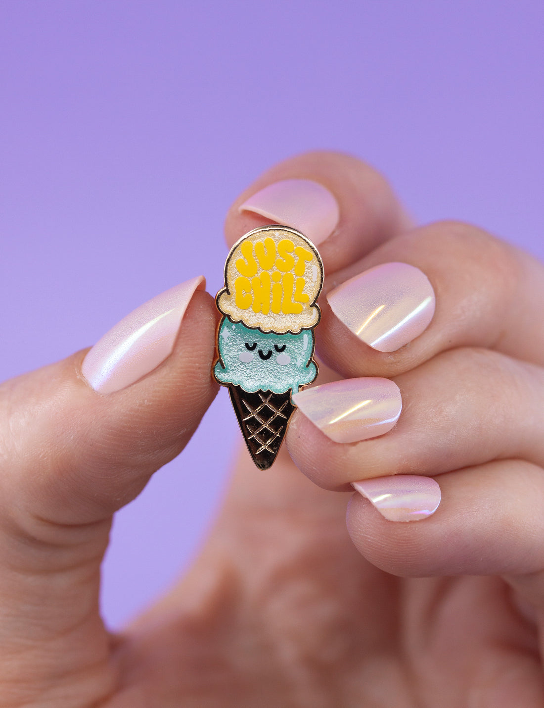 Just Chill ice cream Pin - regular size