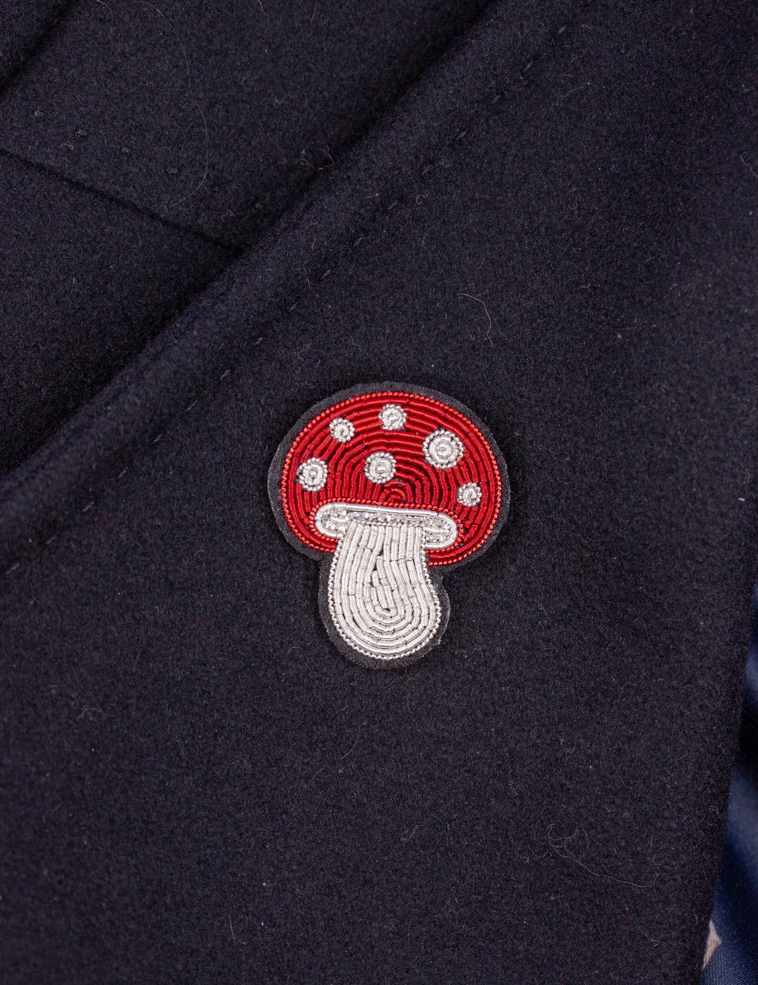 Mushroom Hand made Brooch