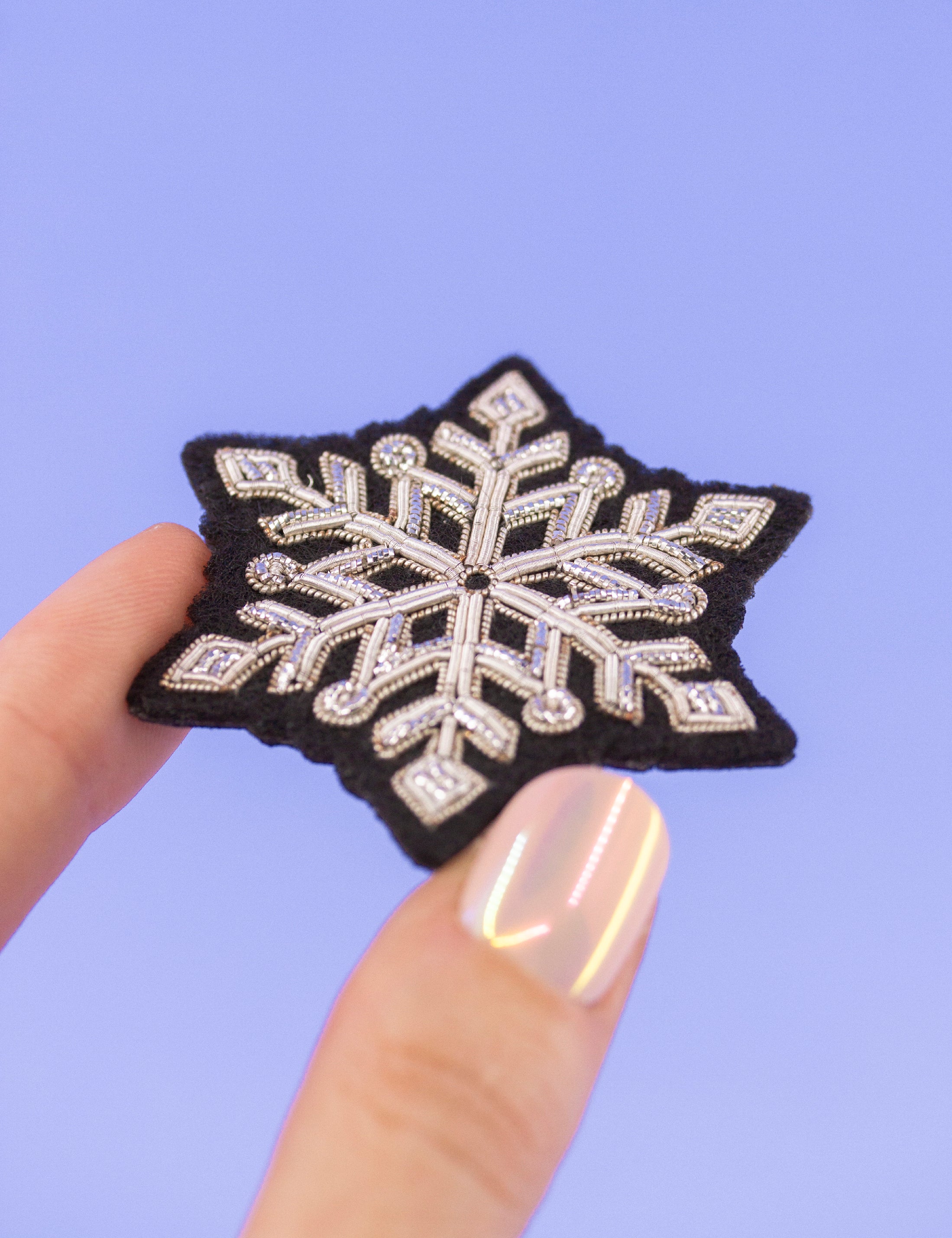 Snowflake Hand made Brooch