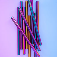Stainless steel rainbow Straws