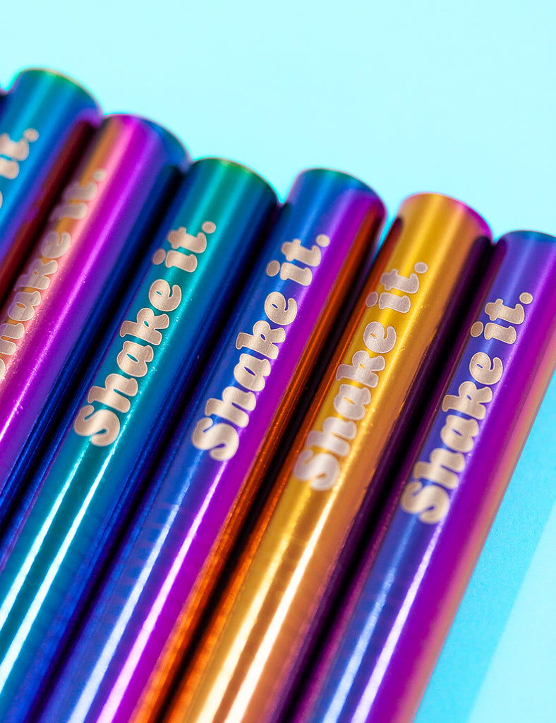 Stainless steel rainbow Straws