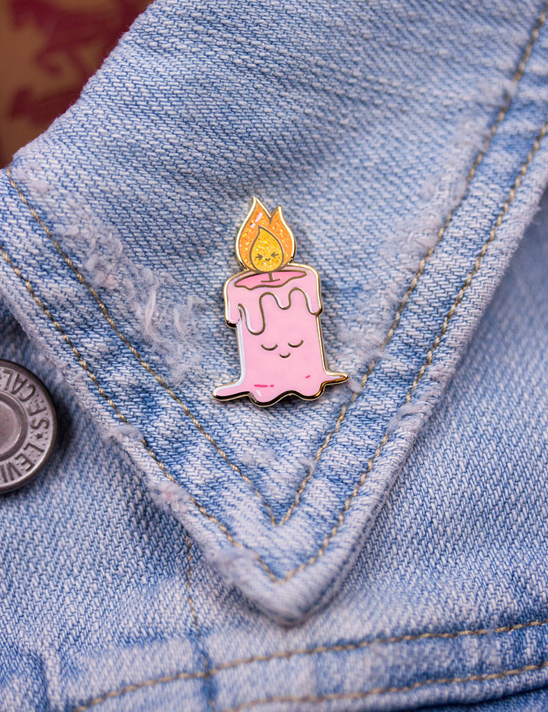 Candle light pin