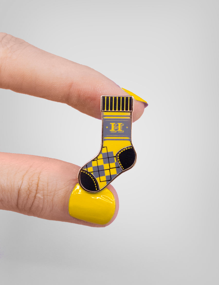 House sock enamel pin