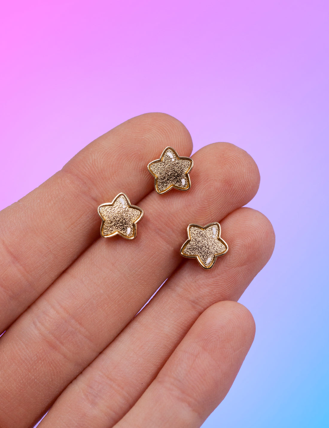 Mini star pin set - Gold edition