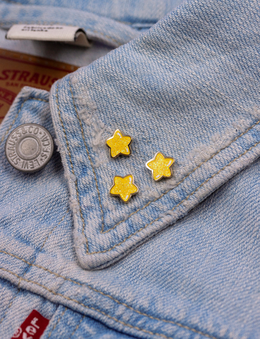Mini star pin set - Gold edition