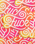 PINK FUCK STICKERS