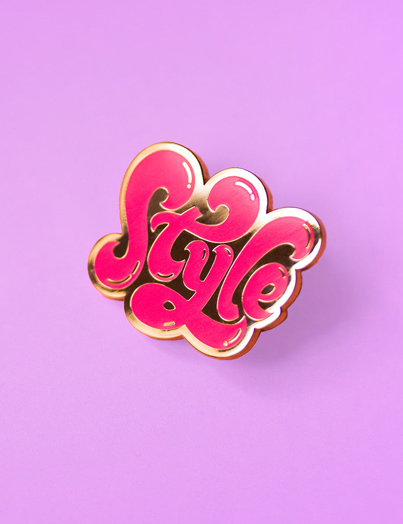STYLE PIN - Neon pink