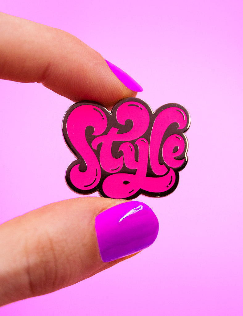 STYLE PIN - Neon pink