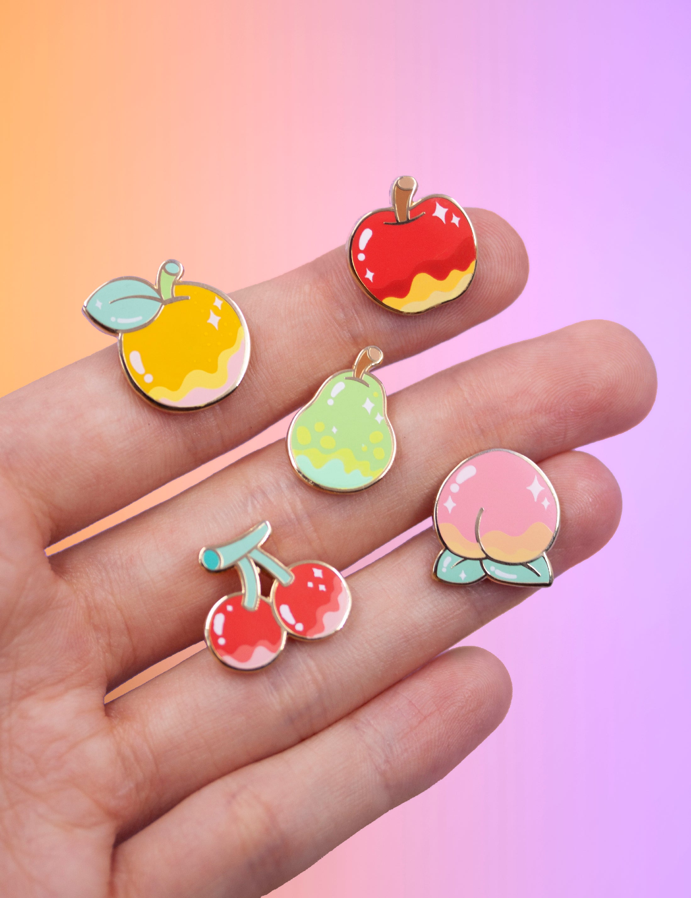 Island fruit pins – Joanna Behar