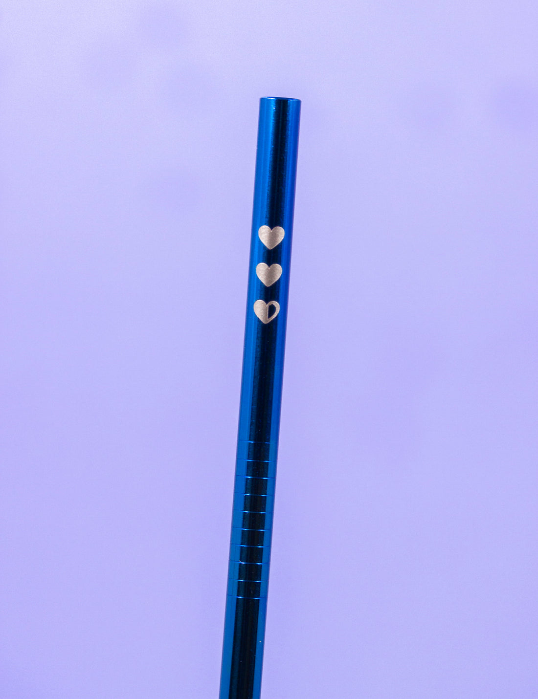 Life hearts - Stainless steel long Straws