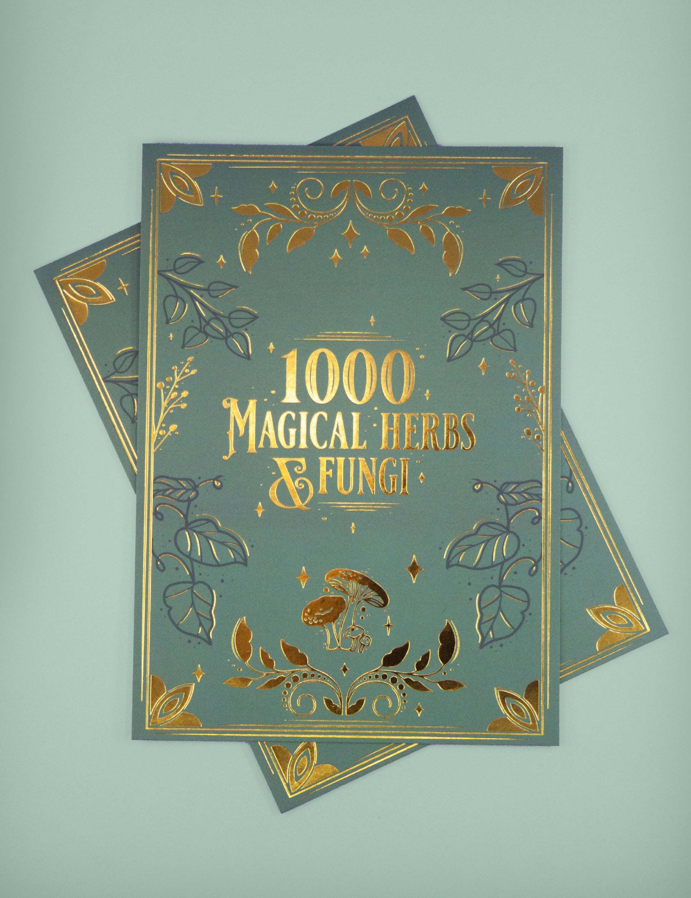 1000 Magical Herbs &amp; Fungi postcard