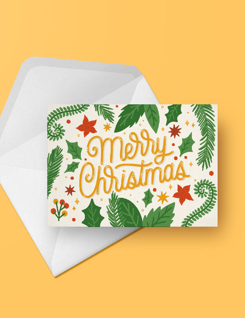 Merry Christmas Postcard