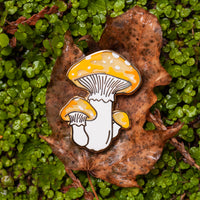 Magical mushroom enamel pin
