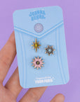 Celestial Stars variant mini pin set
