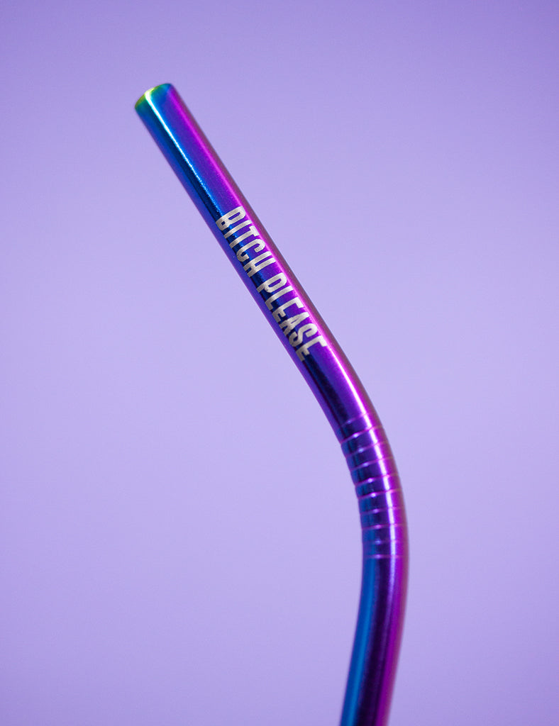 Stainless steel rainbow Straws - SECONDS