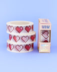 Pixel hearts Washi tape